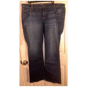 The Diva by Old Navy Boot Cut Leg Women's Stretch Blue Jeans Size 16 Reg